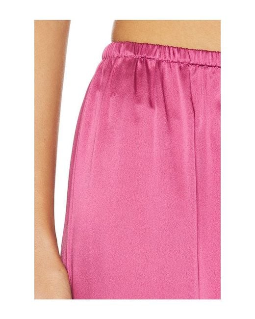 SER.O.YA Pink Lillian Satin Pant