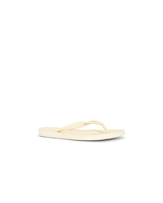 Sleeper White Slim Flip Flop
