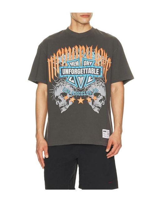 Memory Lane Multicolor Unforgettable Shield Tee for men