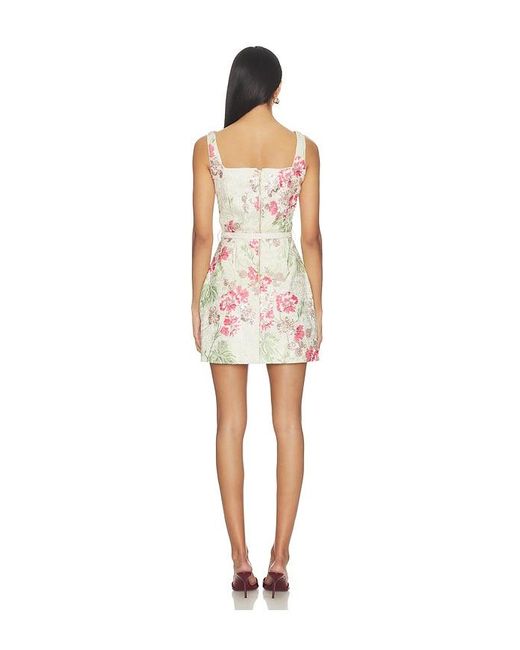 Elliatt Red Greta Square Neck Mini Dress