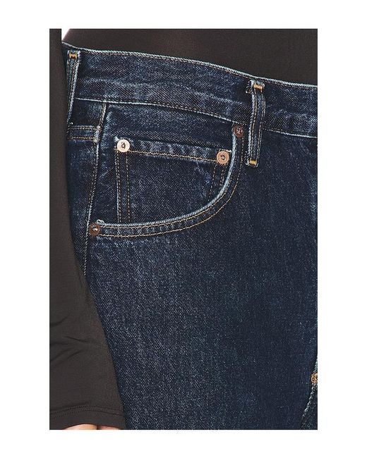 Agolde Blue Low Curve Wide Leg Jeans
