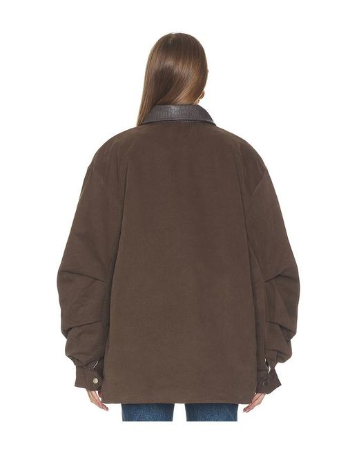 Source Unknown Brown Baia Fleece Barn Jacket