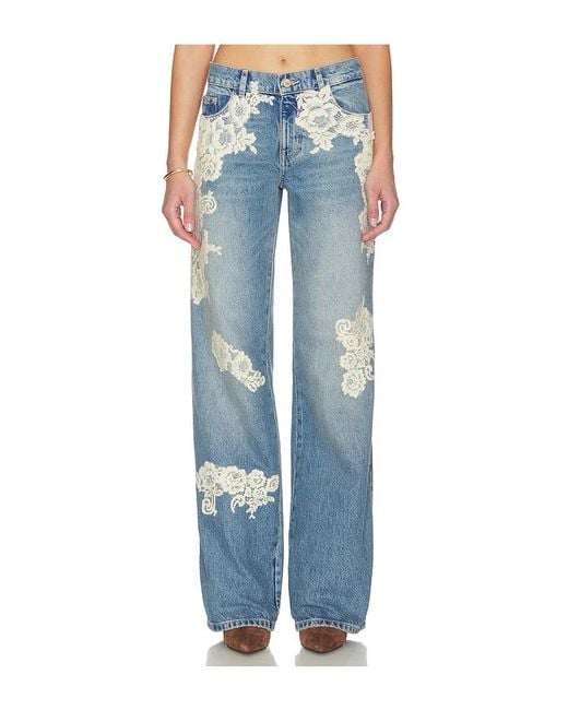 LoveShackFancy Blue Bambie Jean