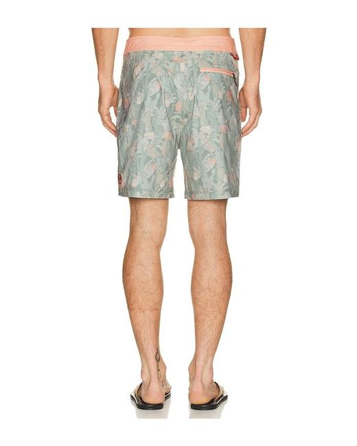 Iron & Resin Blue Cactus Boardshort for men