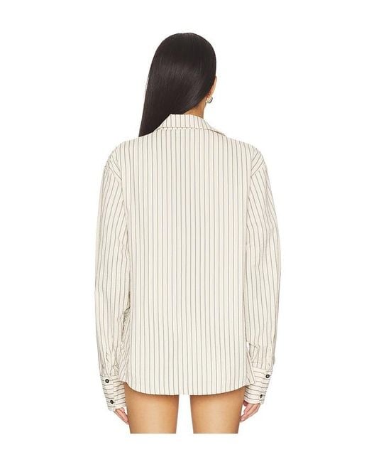 ALL THE WAYS White Kadence Button Up Top
