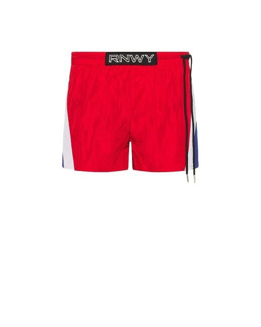 Runaway the Label Red Everett Boardshort for men