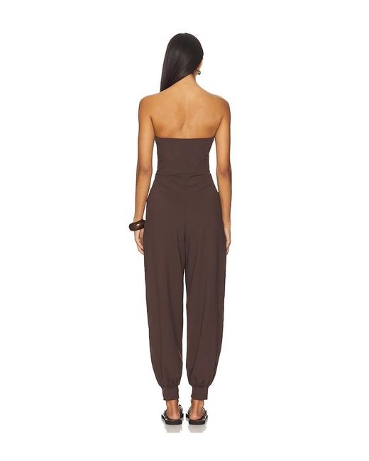 Susana Monaco Multicolor Strapless Cuffed Ankle Jumpsuit