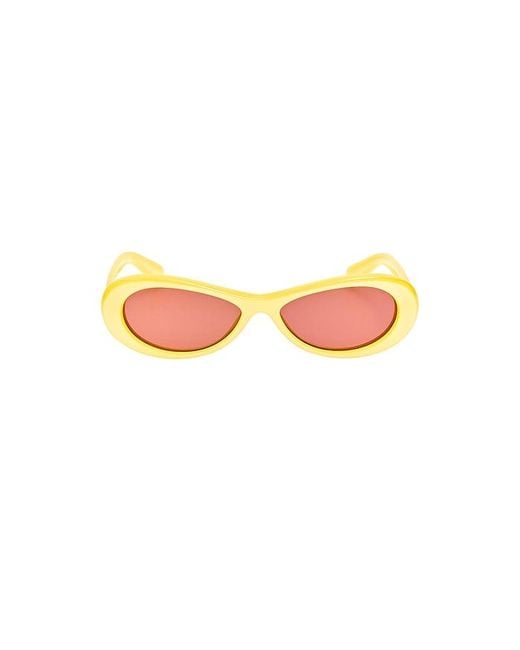 Jacquemus Yellow Sonnenbrille Nuvola