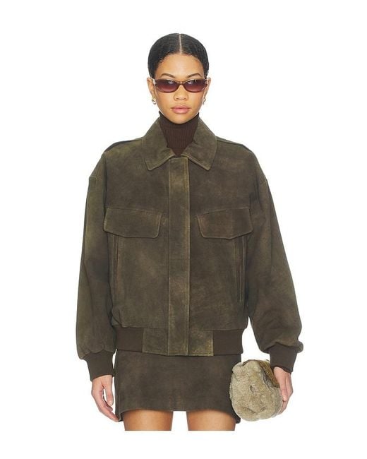 Lamarque Brown Trevanna Suede Jacket