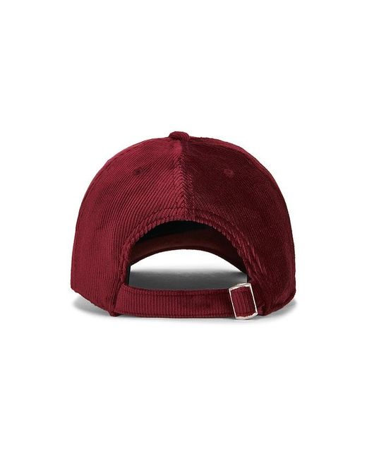Rag & Bone Red Harlow Baseball Cap