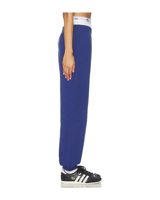 HOMMEGIRLS Blue X Fruit Of The Loom Boxer Sweatpants