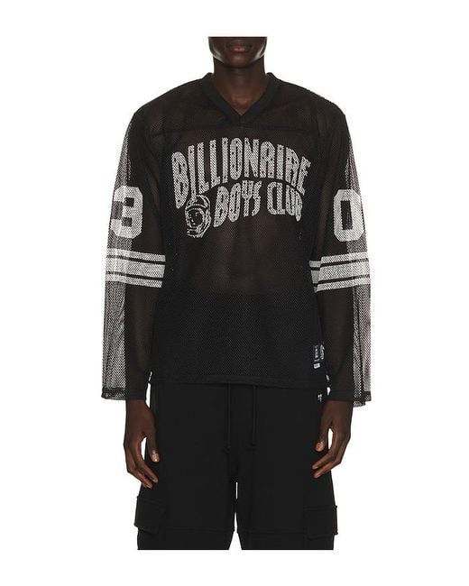 BBCICECREAM Black Zone Long Sleeve Mesh Tee for men