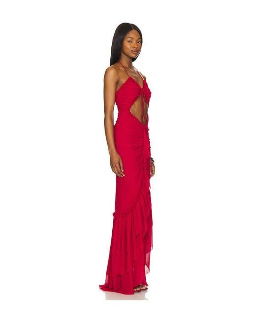 Haven Maxi Dress h:ours de color Red