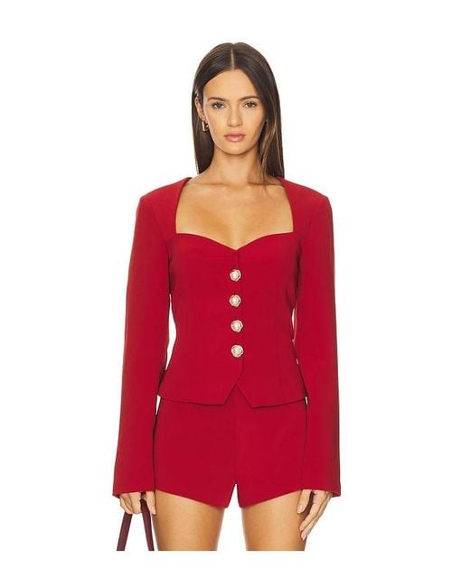 MAJORELLE Red Lori Jacket