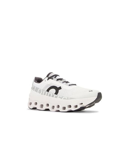 On Shoes White Cloudmster Exclusive for men