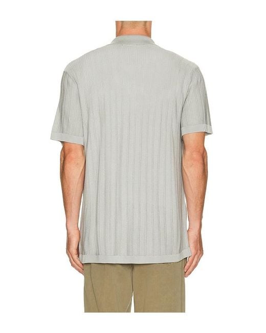 PAIGE Gray Copley Sweater Shirt for men