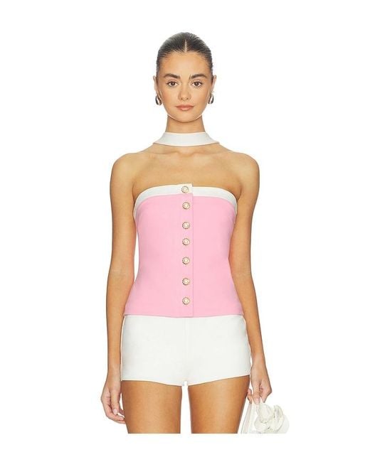 Lovers + Friends White Audrey Top
