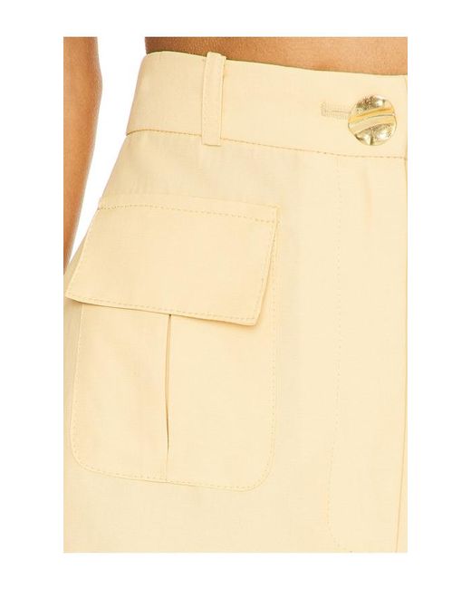 Matthew Bruch Natural High Waist Hot Short