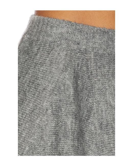 GUIZIO Gray Viv Skirt