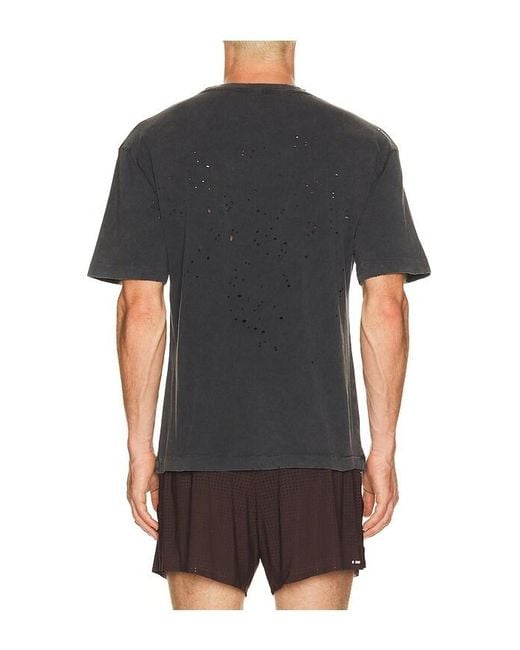 Satisfy Black Mothtech T-Shirt for men