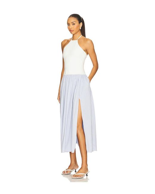 Lovers + Friends White Skylar Midi Dress