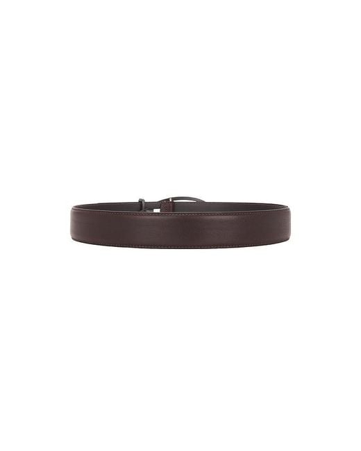 DIESEL White B-1Dr Metal Loop Belt for men