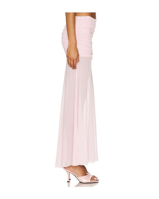 Amanda Uprichard Pink X Revolve Leo Skirt