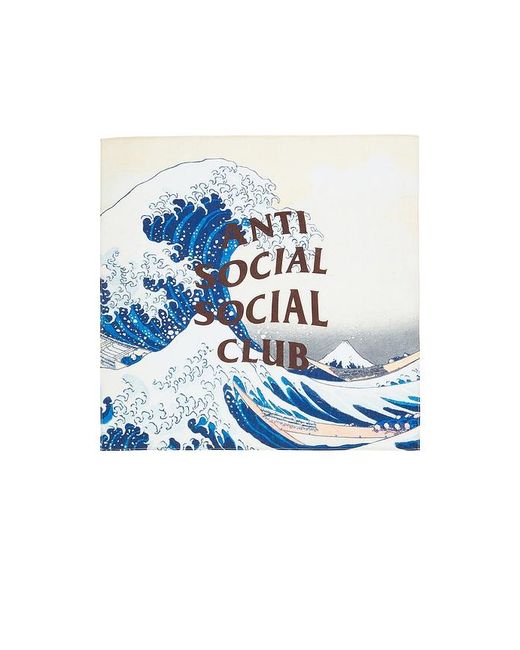ANTI SOCIAL SOCIAL CLUB Blue The Great Wave Bandana