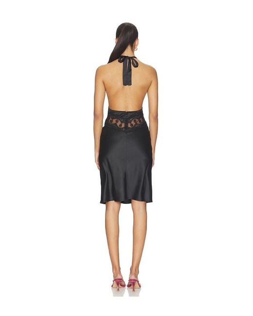 Lioness Black Solana Midi Dress
