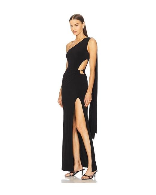 Michael Costello Black X Revolve Margaux Gown