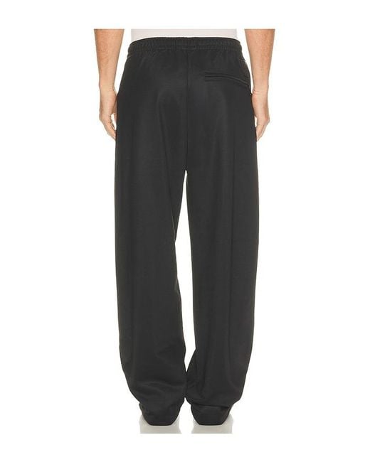 Fred Perry Black Canvas Track Pant for men