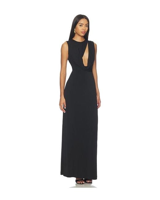 Lovers + Friends Black X Emma Rose Josephine Maxi Dress
