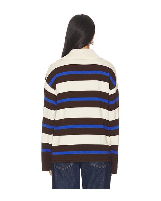 ALIGNE Blue Ester Merino Rugby Top