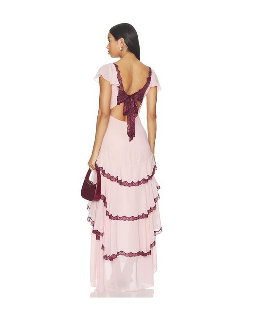 LPA White Janelle Maxi Dress