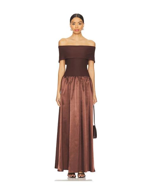 ALL THE WAYS Brown Jolie Maxi Dress