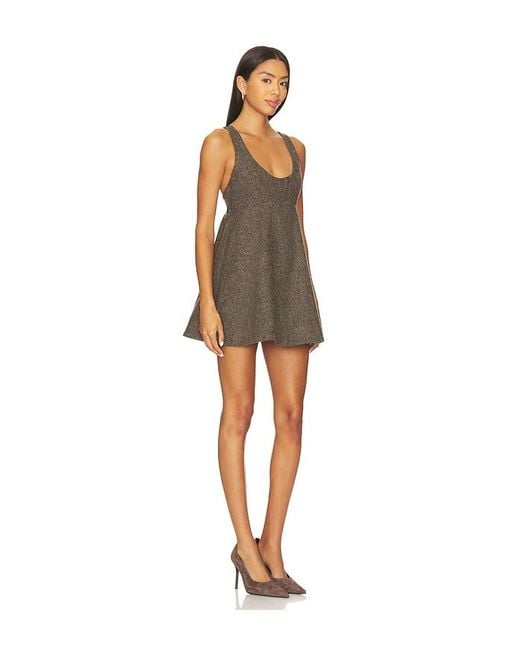 Minivestido Cyd En Color Marrón Talla (También En M, S, Xl, Xs) Free People de color Natural