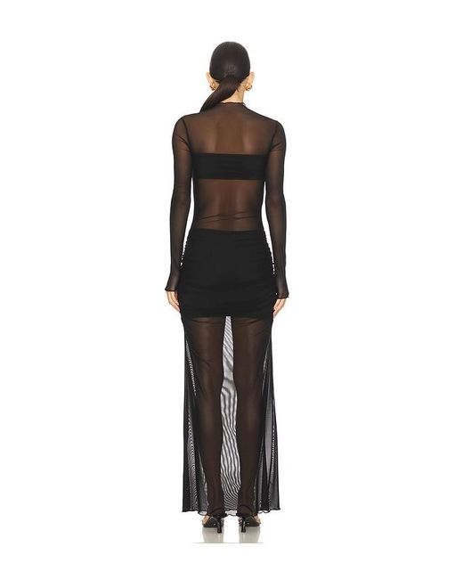 superdown Black Elysha Maxi Dress