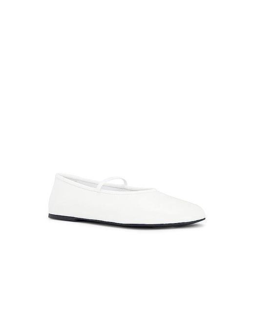 Tony Bianco White Martinez Flat