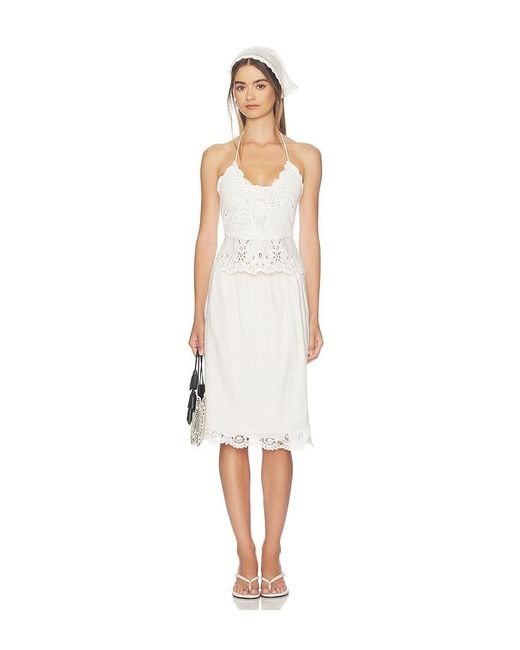 LoveShackFancy White Oberteil Neria