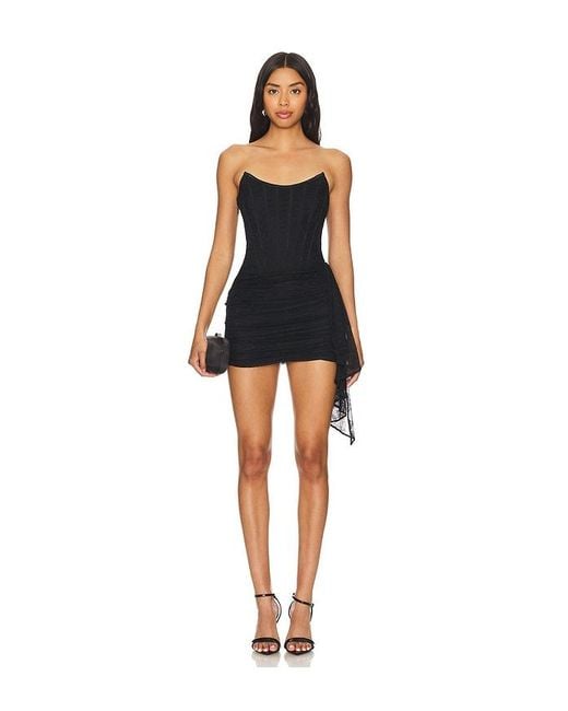 Nbd Black Lynette Mini Dress