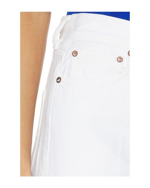 Agolde White 80's Jean
