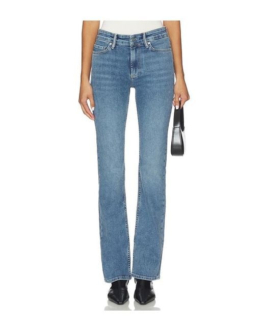 AllSaints Blue Haldan Slim Bootcut