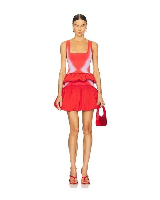 Ph5 Red Clivia Mini Skirt