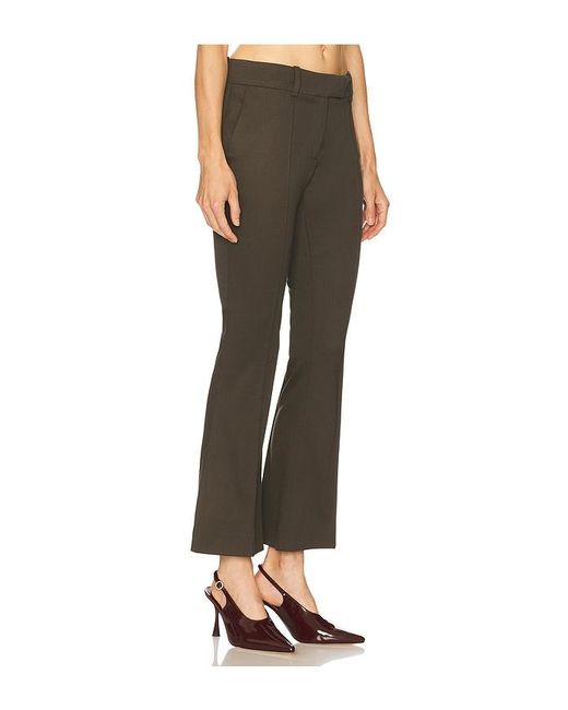 The Attico Brown Wool Long Pant