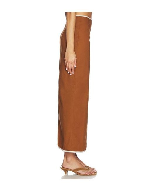 SAUDADE Brown Zuma Skirt Set