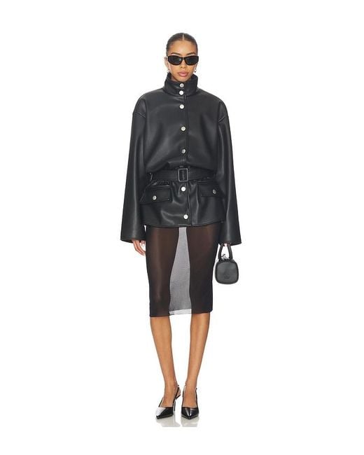 Lovers + Friends Black Isabela Faux Leather Jacket