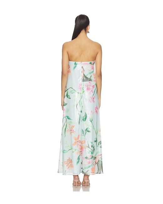 ROAME. White Bianca Sequin Gown