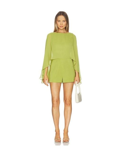 Line & Dot Yellow Fond Romper