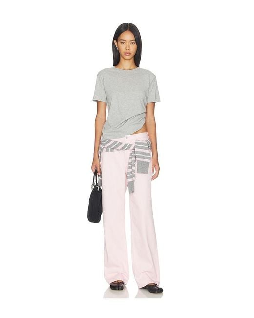 Still Here Pink Everyday Wide Leg Jeans