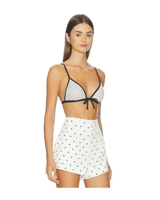 AFRM White Jade Bra Top